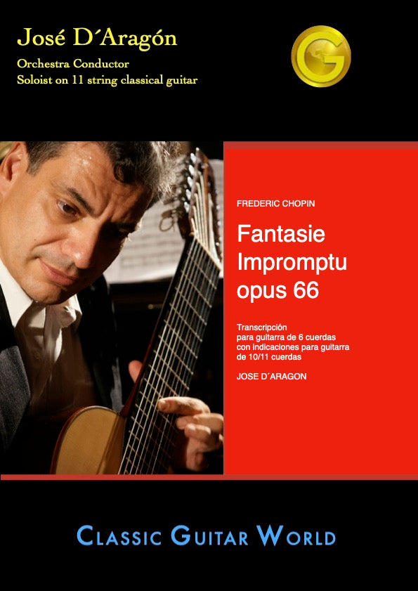 CHOPIN FREDERIC - FANTASIE IMPROMPTU OPUS 66 NR.4 - JOSE D´ARAGON
